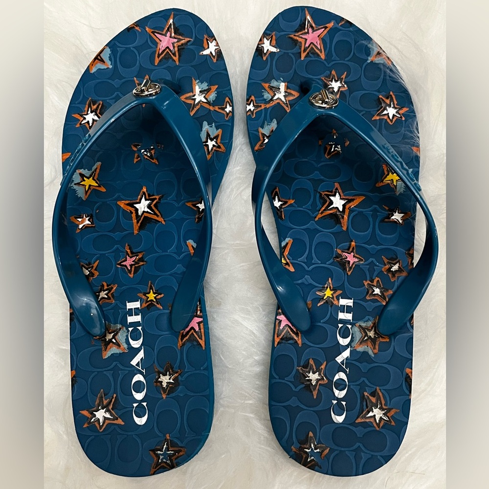 COACH Flip Flops- Barely Used - Picture 2 of 6